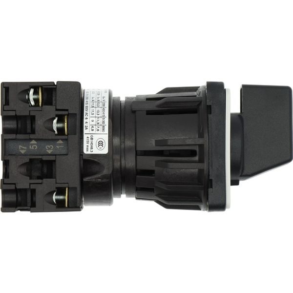 Step switches, T0, 20 A, centre mounting, 2 contact unit(s), Contacts: 3, 45 °, maintained, With 0 (Off) position, 0-3, Design number 8241 image 8