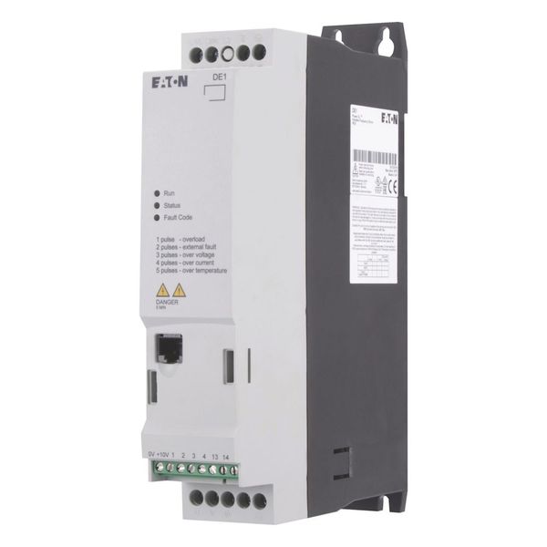 Variable speed starter, Rated operational voltage 230 V AC, 1-phase, Ie 7 A, 1.5 kW, 2 HP, Radio interference suppression filter image 3