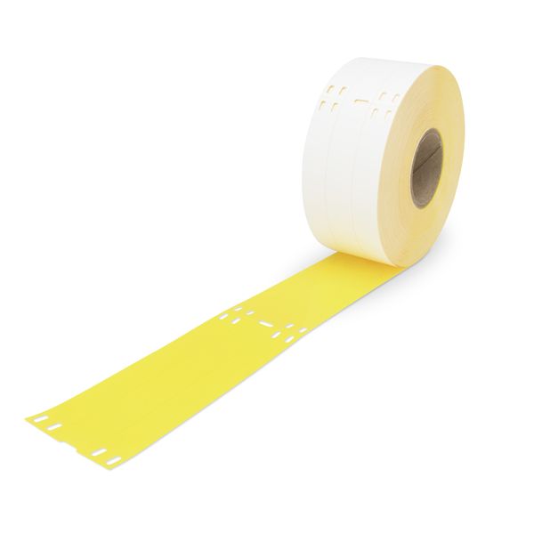 Cable tie marker for Smart Printer for use with cable ties yellow image 1