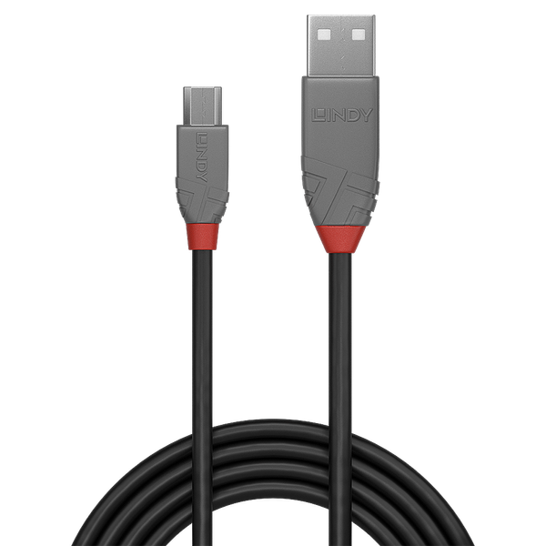 1m USB 2.0 Type A to Micro-B Cable, Anthra Line USB Type A Male to Micro-B Male image 2