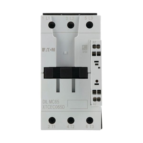 Contactor, 3 pole, 380 V 400 V 30 kW, RDC 24: 24 - 27 V DC, DC operation, Spring-loaded terminals image 7