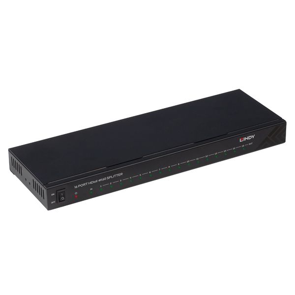 16 Port HDMI 4K60 Splitter Distribute 1 4K HDMI® source across 16 separate dsplays image 1