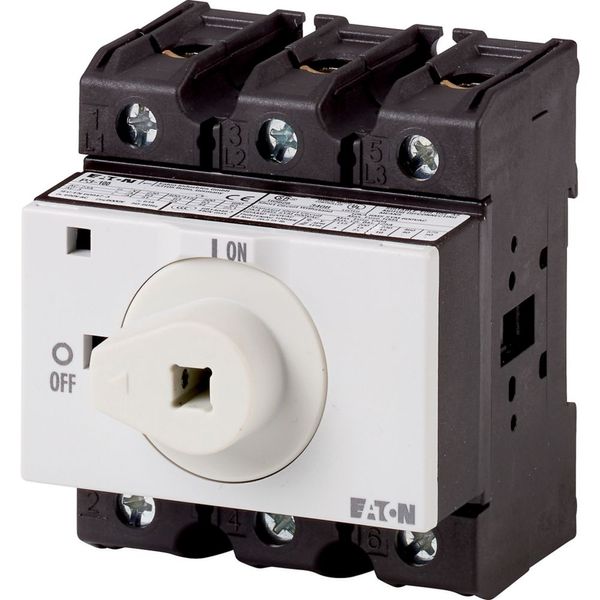 Main switch, P3, 100 A, rear mounting, 3 pole image 3