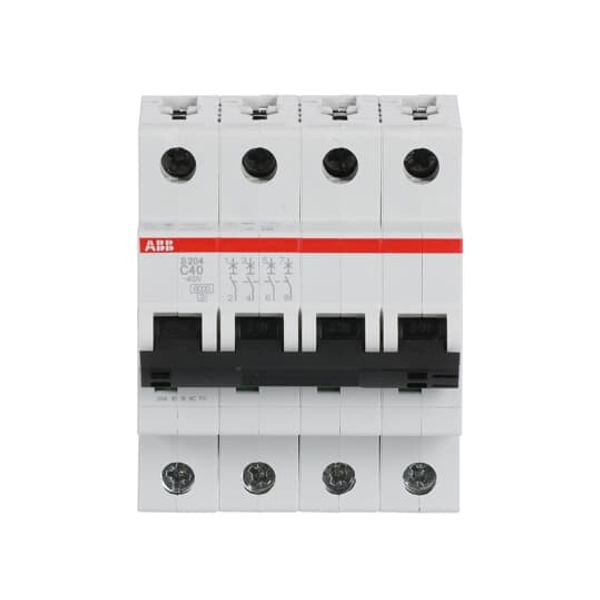 S204-C40 Miniature Circuit Breaker - 4P - C - 40 A image 7