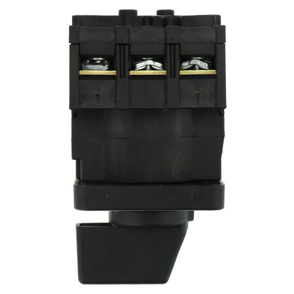 On-Off switch, P1, 40 A, flush mounting, 3 pole, with black thumb grip and front plate image 23