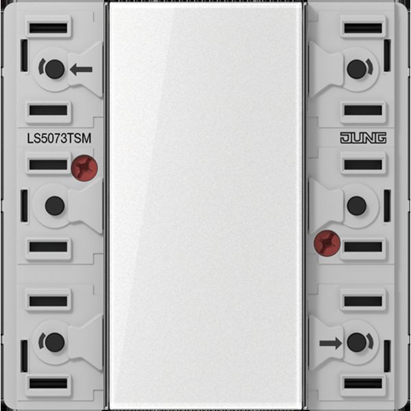 Standard push-button module 3-gang LS5073TSM image 2