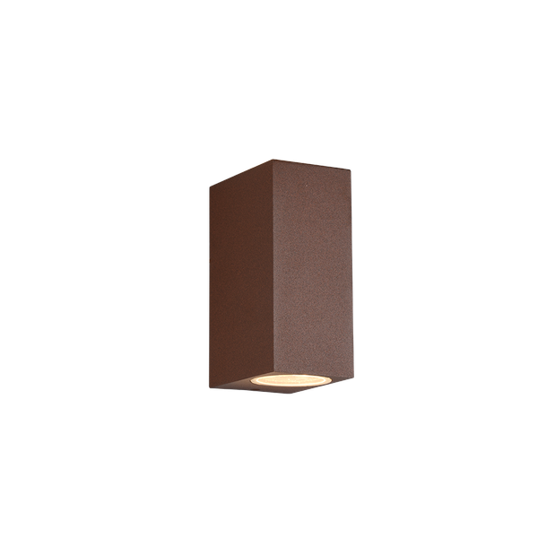 Roya wall lamp 2xGU10 rustic square image 1