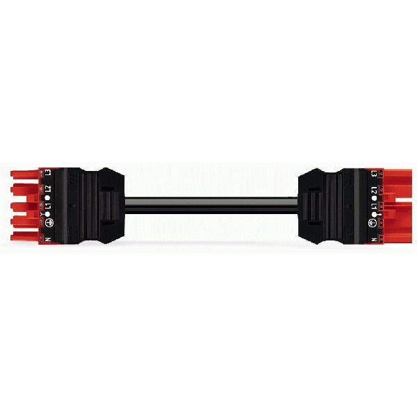 pre-assembled interconnecting cable Eca Socket/plug red image 7