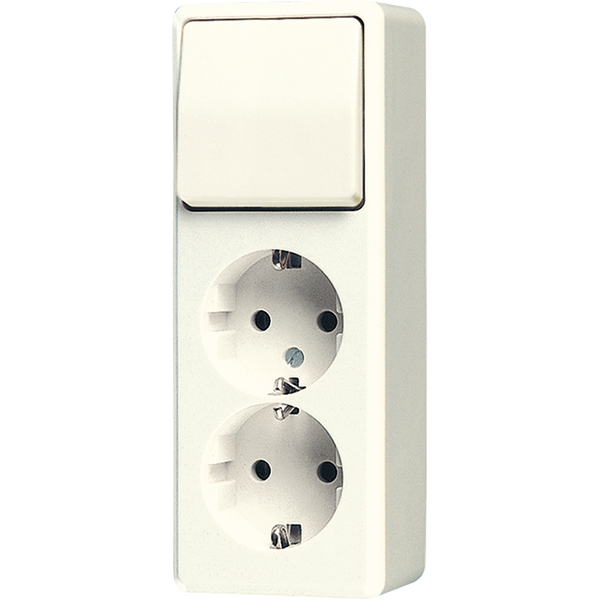 Combination 2-gang SCHUKO® socket 626A image 1