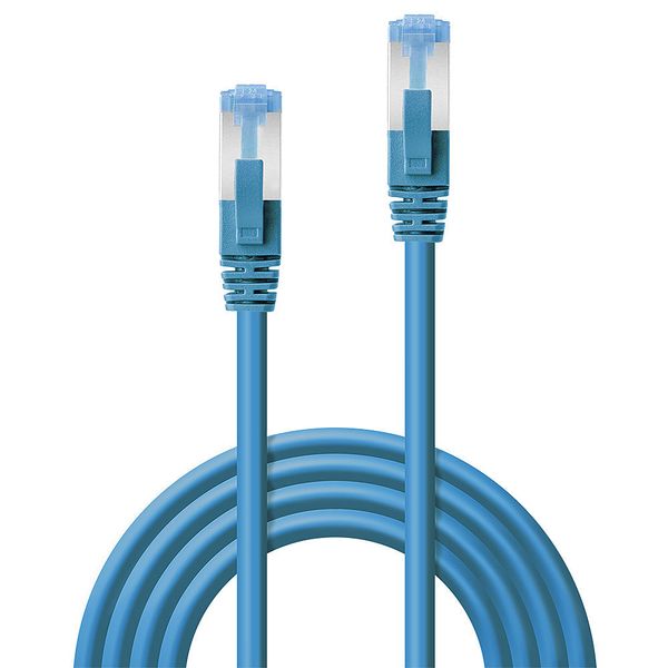 5m Cat.6A S/FTP LSZH Network Cable, Blue RJ45, M/M, 500MHz, Copper image 2