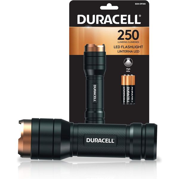 DURACELL 8234 Flashlight Aluminium 250lm incl. 3xAAA BL1 image 1