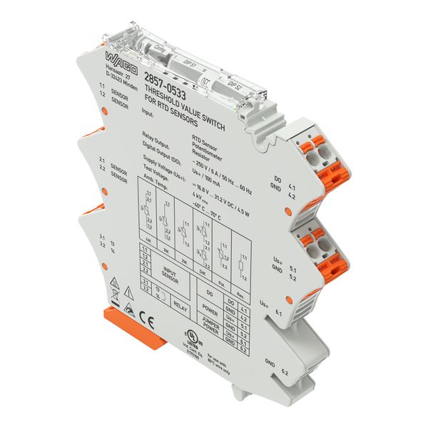 Threshold value switches RTD sensors 1 make contact image 3