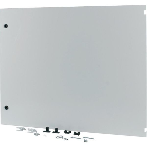 Section wide door, closed, HxW=800x1000mm, IP55, grey image 2