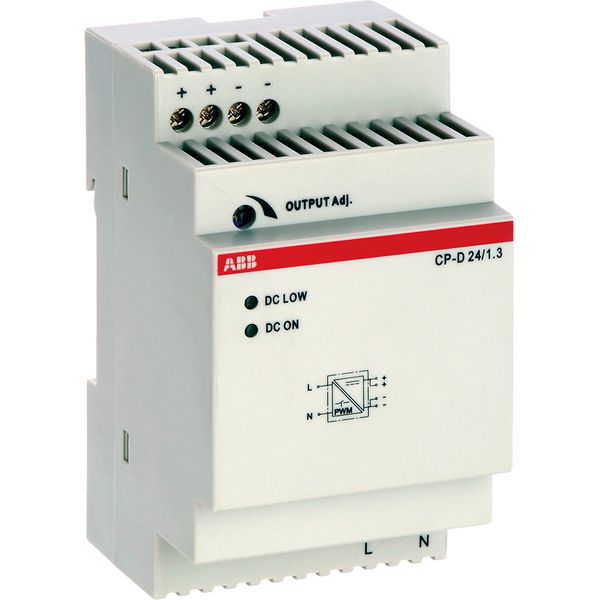 CP-D 24/1.3 Power supply In: 100-240VAC Out: 24VDC/1.3A image 2