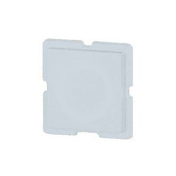 Button plate, 25 x 25 mm, white image 2