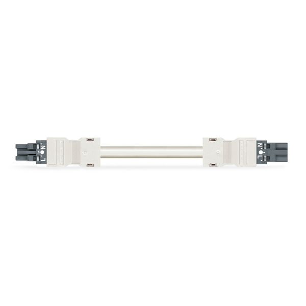 pre-assembled interconnecting cable Eca Socket/plug dark gray image 1