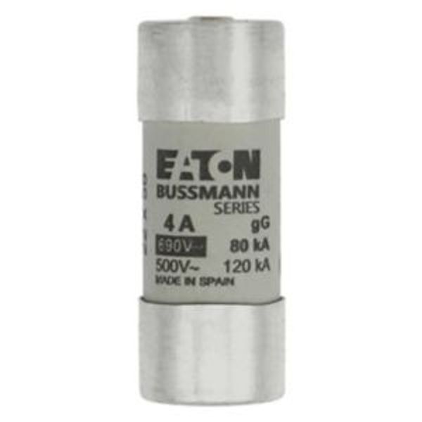 Fuse-link, LV, 4 A, AC 690 V, 22 x 58 mm, gL/gG, IEC, with striker image 4