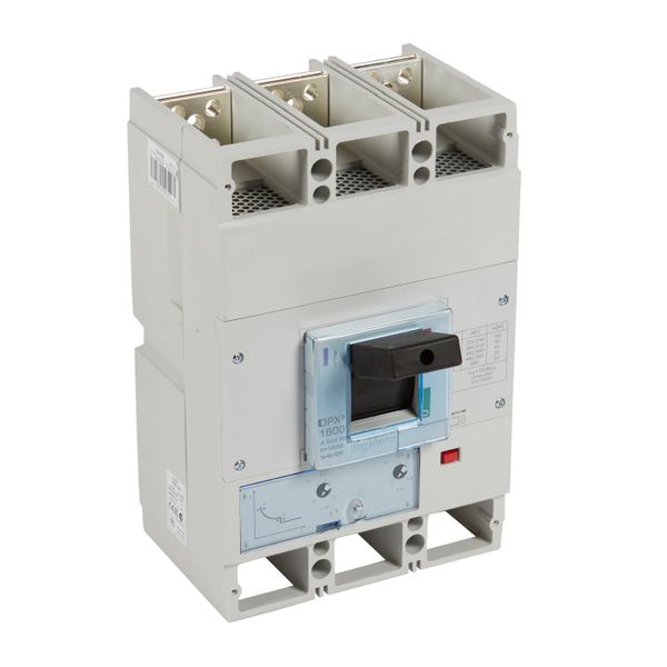 MCCB DPX³ 1600 - thermal magnetic release - 3P - Icu 50 kA (400 V~) - In 1250 A image 1