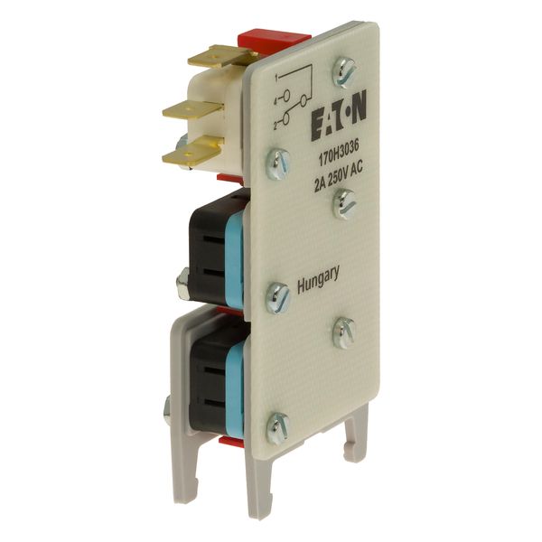 Microswitch, high speed, 2 A, AC 250 V, Switch K1, type K indicator,  6.3 x 0.8 lug dimensions image 32