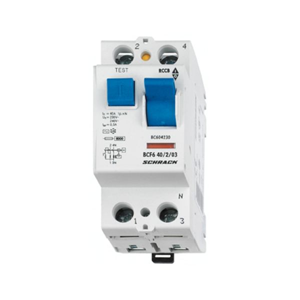 Residual current circuit breaker 25A, 2-pole, 300mA, type AC image 1