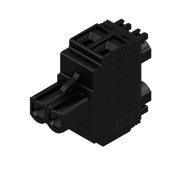 PCB plug-in connector (wire connection), 5.08 mm, Number of poles: 2,  image 2