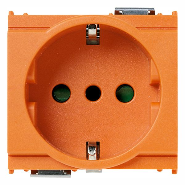 2P+E 16A P30 outlet orange image 1