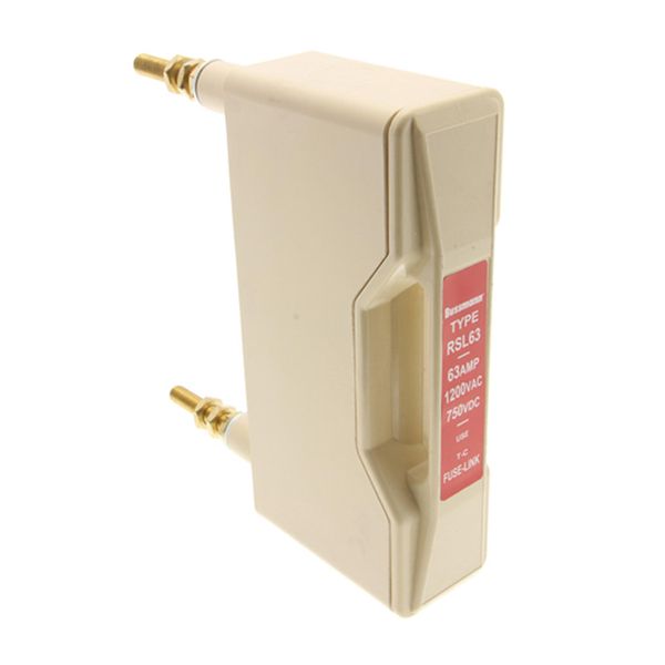 Fuse-holder, high speed, 63 A, AC 1200 V, DC 750 V, 1P, BS, rear stud connected image 28