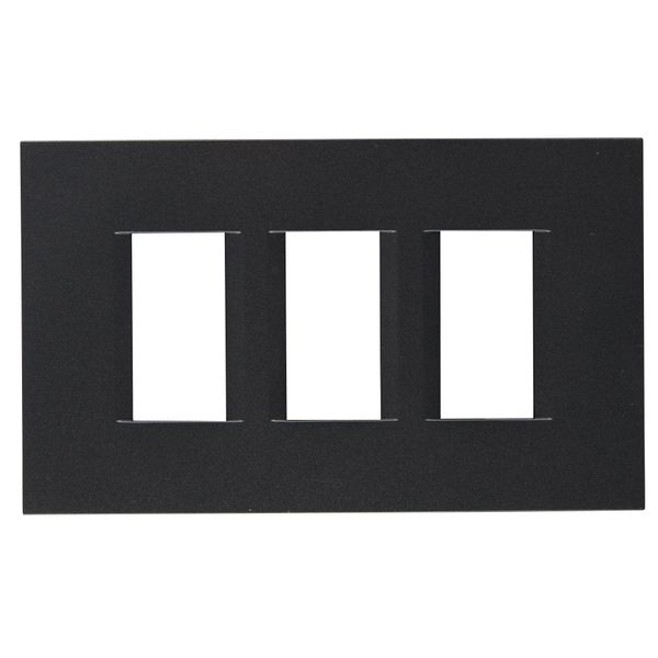 Cover frame bathroomset black image 1