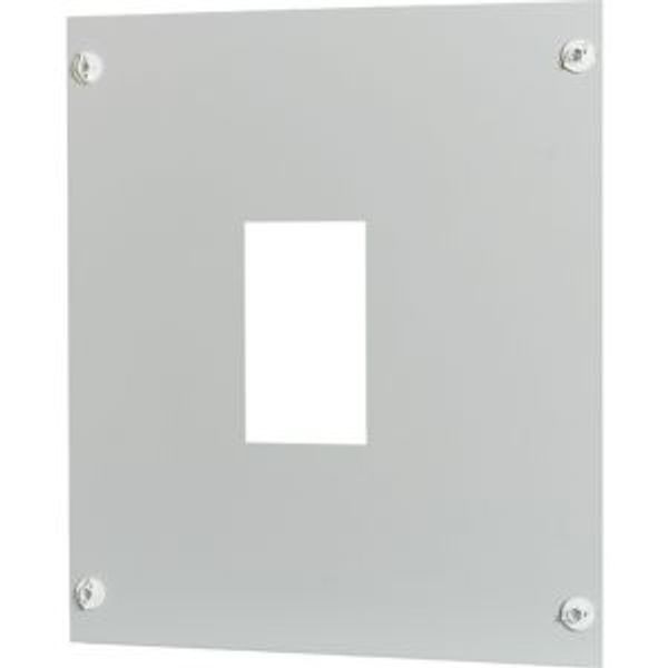 Front plate single mounting NZM4 for XVTL, horizontal HxW=600x600mm image 2