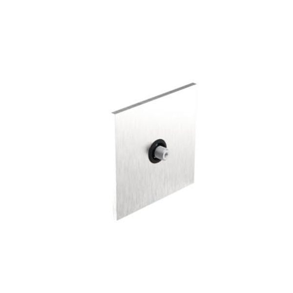 Art d'Arnould - 1 gang television socket F-type socket Epure - Brushed Steel image 1