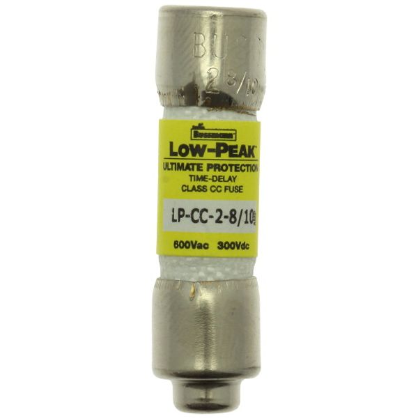 Fuse-link, LV, 2.8 A, AC 600 V, 10 x 38 mm, CC, UL, time-delay, rejection-type image 1