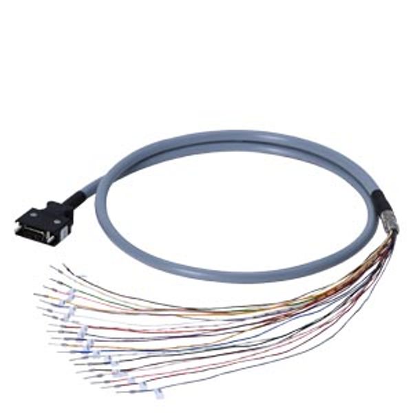 Pre-assembled I/O cable for SINAMIC... image 1