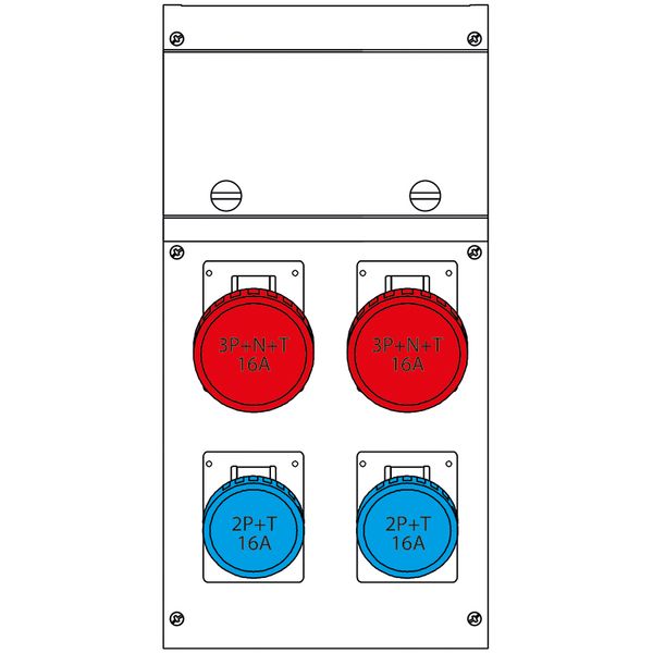 SWITCH DISCONNECTOR 20A 2P IP66 image 1