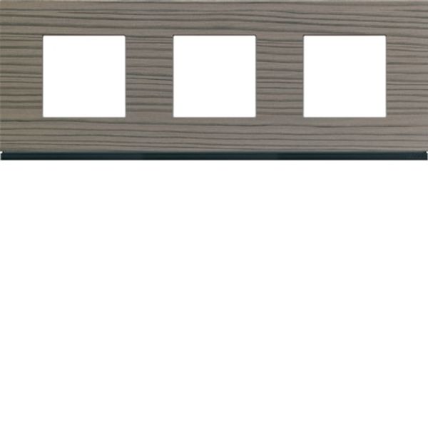 GALLERY FRAME 3x2 F. HORIZONTAL GRAY WOOD image 1