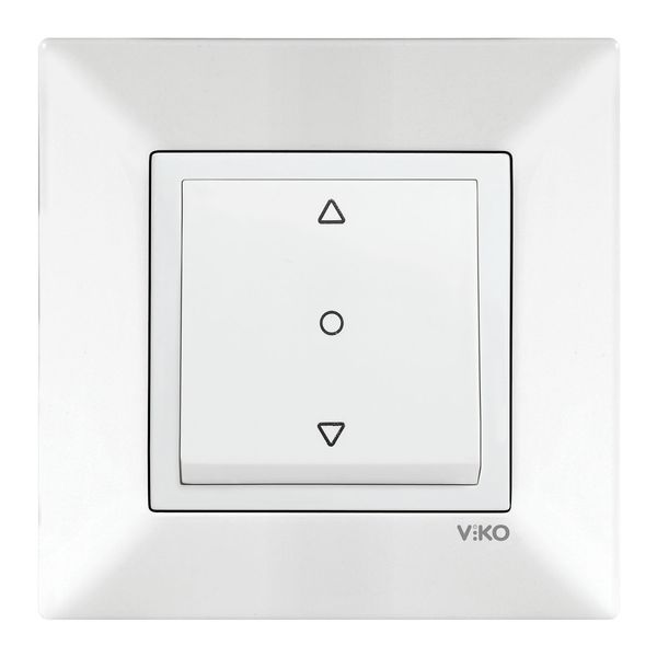 Meridian White One Button Blind Control Switch image 1