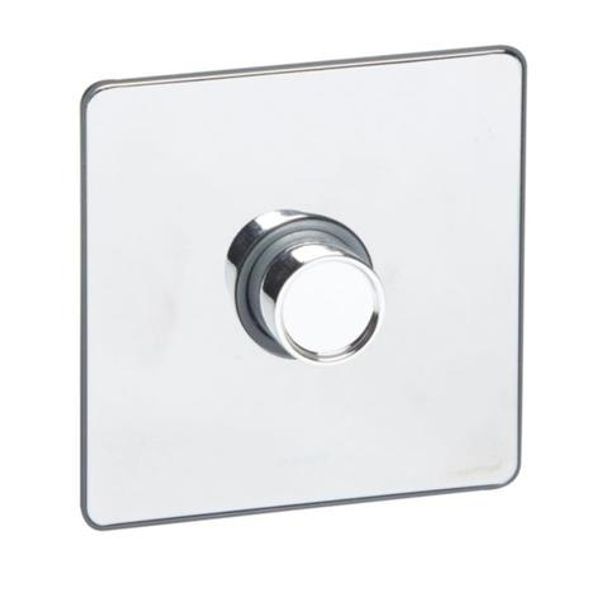 Synergy™ Sleek - Push on/off rotary dimmer - 1000W - Polished Stainless steel image 1