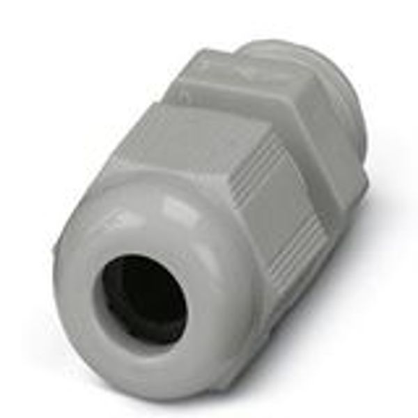Cable gland, closed seal, PG13,5, 6-12mm, PA6, light grey RAL7035, IP68 image 1