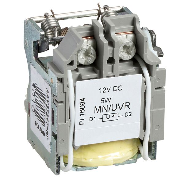 MN undervoltage release, ComPacT NSX, rated voltage 30 VDC, screwless spring terminal connections image 1