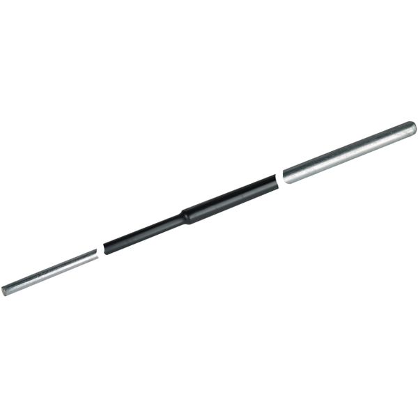 Earth entry rod St/tZn L 2500mm tapered D 16/10mm partly insulated image 1
