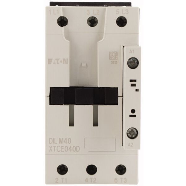 Contactor, 3 pole, 380 V 400 V 18.5 kW, 208 V 60 Hz, AC operation, Screw terminals image 2