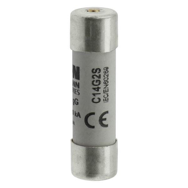 Fuse-link, LV, 2 A, AC 500 V, 14 x 51 mm, gL/gG, IEC, with striker image 23