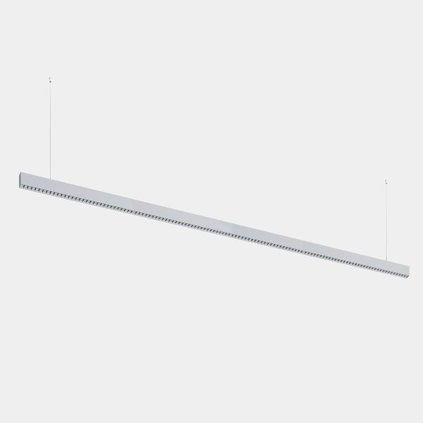 Lineal lighting system Infinite Slim Continuidad Pendant 2800mm 71.4 3000K CRI 90 ON-OFF Brushed anodise IP40 8702lm image 1
