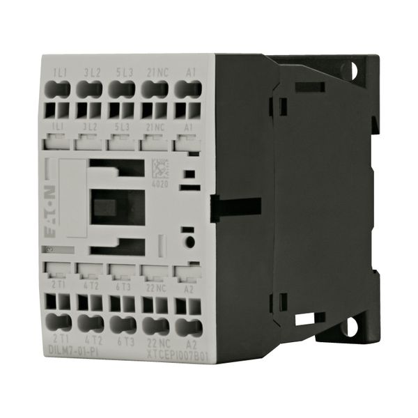 Contactor, 3 pole, 380 V 400 V 3 kW, 1 NC, 220 V 50/60 Hz, AC operation, Push in terminals image 17