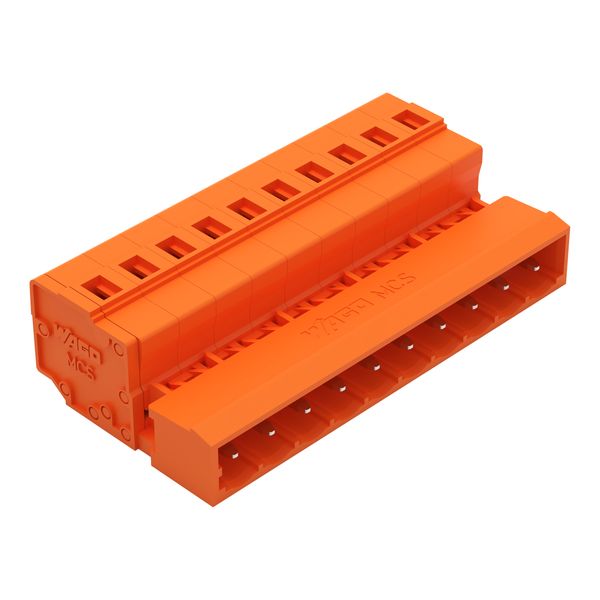 1-conductor male connector CAGE CLAMP® 2.5 mm² orange image 1