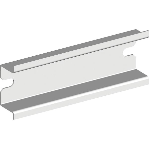Symmetrical DIN rail, H35D15 mm. Length: 316 mm, for boxes of 325 mm. image 1
