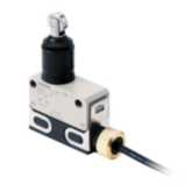 Limit switch, slim sealed, screw terminal, general purpose, roller lev image 1