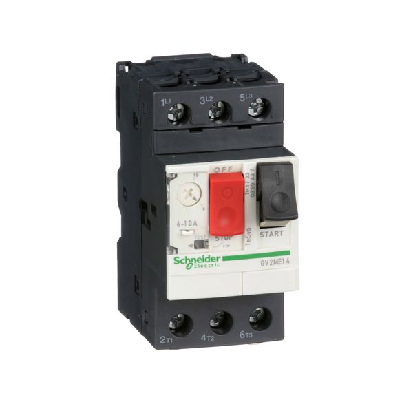 Motor circuit breaker, TeSys Deca, 3P, 6-10 A, thermal magnetic, screw clamp terminals image 1