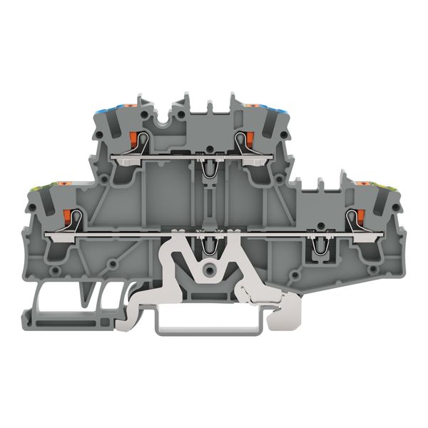 Double-deck terminal block Ground conductor/through terminal block wit image 4