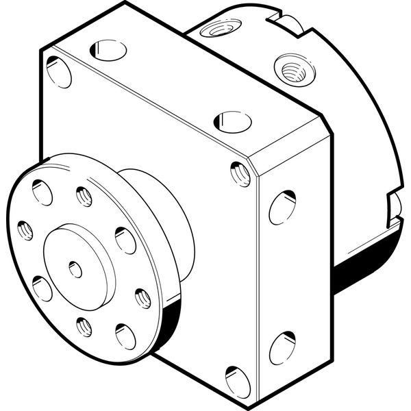 DSM-6-90-P-FW Rotary actuator image 1