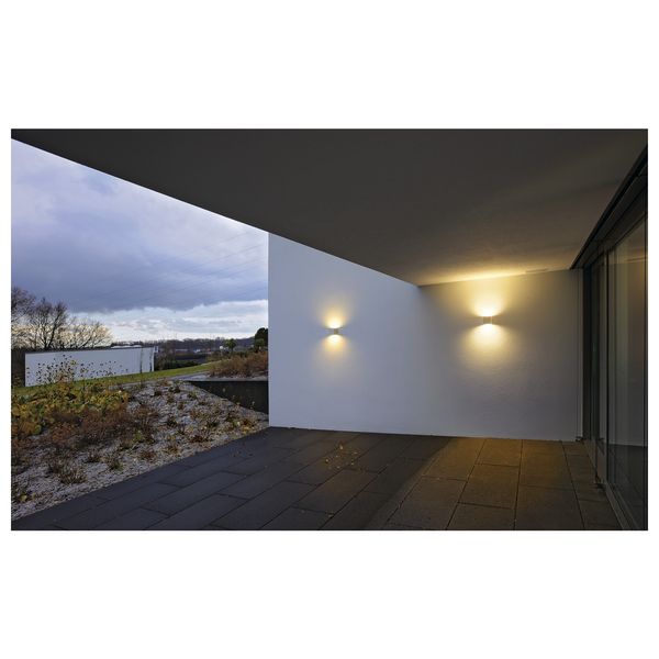 SITRA CUBE wall lamp, GX53, max. 2x9W, aluminium, white image 5